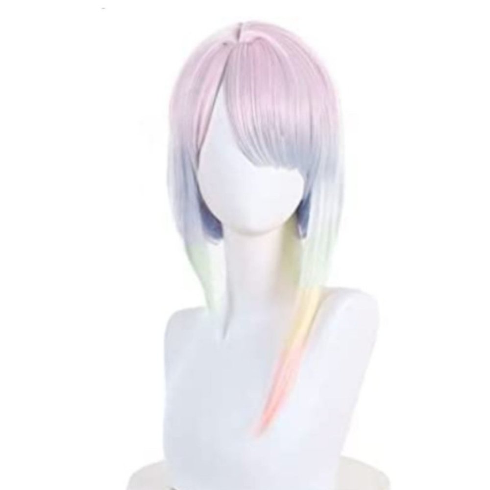 Cyberpunk Edgerunners Lucy Cosplay Wig - Worn